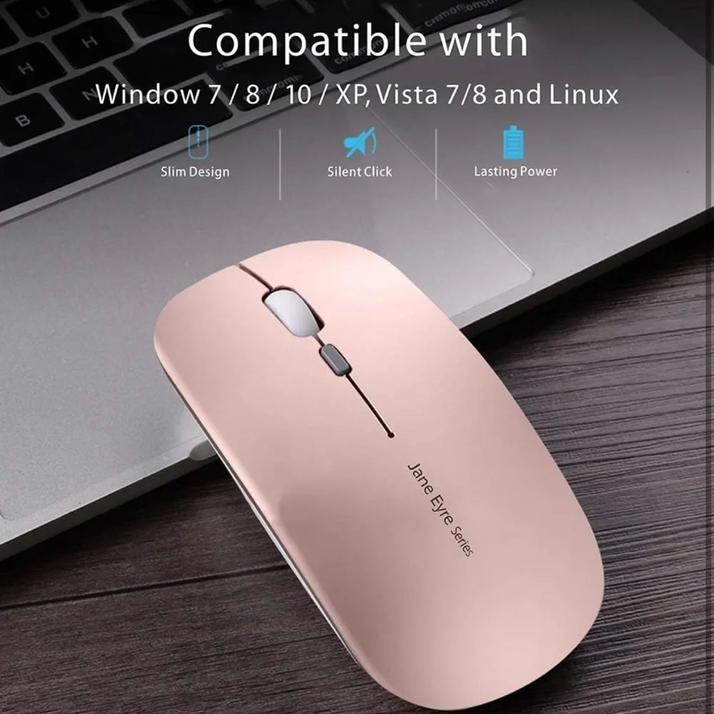 #1 Rose Gold wireless mouse